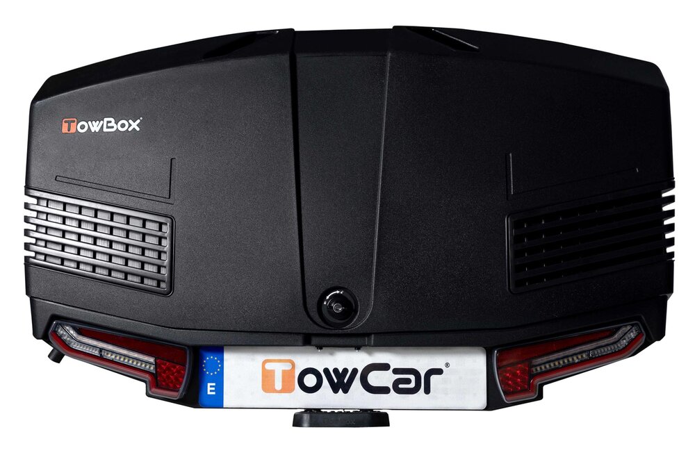 TowBox bagagebox voor op de trekhaak V3 Urban Zwart - 400L