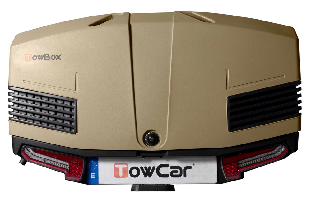 TowBox bagagebox voor op de trekhaak V3 Camel- 400L