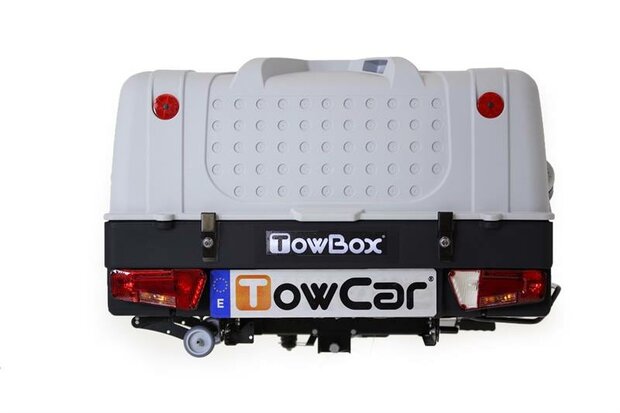 TowBox bagagebox voor op de trekhaak V1 grijs - 280L