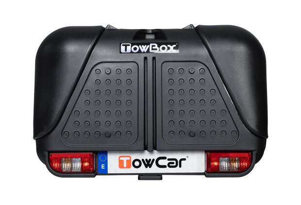 TowBox bagagebox voor op de trekhaak V2 zwart - 390L
