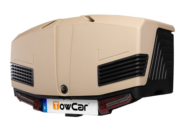 TowBox bagagebox voor op de trekhaak V3 Camel- 400L