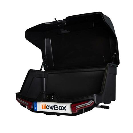 TowBox bagagebox voor op de trekhaak Alpha Urban Zwart - 330L